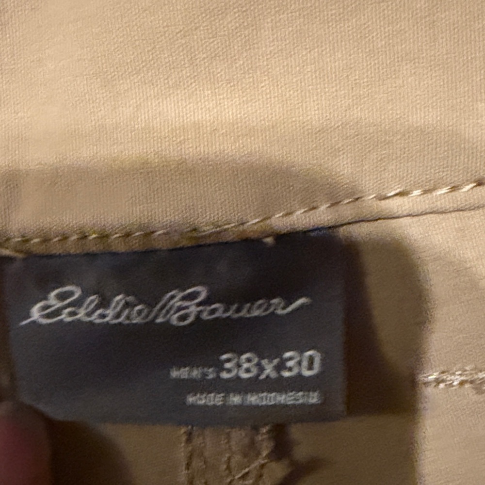 Eddie Bauer Men's Khaki Chinos - Picture 2 of 5